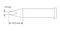 GT6-CH0018S - Soldering Tip, Chisel, 1.8mm
