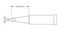 GT4-CH0014S - Soldering Tip, Chisel, 1.4mm