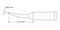 GT4-CN1608R - Soldering Tip, Conical/Bent/Access, 0.8mm