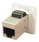 CP30220SXW - RJ45 Cat5e Shielded Socket to RJ45 Cat5e Shielded Socket Feedthrough Connector, Plain Holes, White