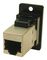 CP30620SMB - RJ45 Cat5e Socket to RJ45 Cat5e Socket Slim Feedthrough Connector, CSK Holes, Black Metal Frame