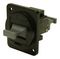 CP30245M3B - Fibre Optic MTP to Fibre Optic MTP Feedthrough Conector, Panel Mount, Plain Holes, Black Metal Frame,