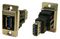 CP30705NM - Dual Entry USB 3.0 Type A Socket to USB 3.0 Type A Socket Feedthrough Conector, Nickel Frame, CSK Holes