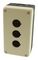 FB2W-312Z - 3 Hole Switch Control Station Enclosure Box, Polycarbonate, IP65, 140mm x 76mm x 59.5mm