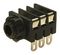 FCR1272 - 6.35mm, 1/4" Panel Mount Stereo Jack Socket, Switched