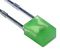 MP007962 - Rectangular LED, Super Green, Through Hole, 2mm x 3mm, 20mA, 2V, 571nm