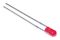 MP008020 - Round LED, Red, T-1, 3mm, 1.9V, 20mA, 640nm