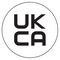 MP008139 - UKCA Conformity Labels, 15mm Dia., Black on White, 100 Labels