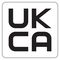 MP008141 - UKCA Conformity Labels, 22mm Dia., Black on White, 100 Labels