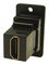 CP30600GX1 - Slim HDMI Socket to HDMI Socket Feedthrough Connector, Black, Plastic, 3.2mm Holes