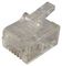 MHRJ116P4CR - Plug, RJ11, Rounded, 6P4C