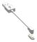 MP009318 - 2 Pole Magnetic Plug to USB Type A Plug Cable Lead