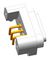 MP009320 - 3 Pole Magnetic Connector Socket, Right Angle, 2A