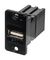 KCUAA2BPM - USB 2.0 Type A Socket to USB 2.0 Type A Socket Coupler