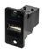 KCUABBPM - USB Type A Socket to USB Type B Socket Coupler, Reversible