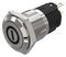 82-4151.1000.B001 - Vandal Resistant Push Button Switch, SPDT, Momentary, 3A, 240V AC, 16mm