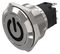 82-6151.1000.B002 - Vandal Resistant Push Button Switch, SPDT, Momentary, 3A, 240V AC, Standby, 22mm