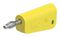 64.1044-20 - 4mm Plug, Yell/Green, 32A, Screw, Nickel