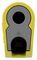 64.1038-24 - 4mm Stackable Banana Plug with Spring Loaded Multilam, 60V DC, 19A, Yellow