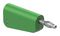 64.1044-25 - 4mm Plug, Green/Grey, 32A, Screw, Nickel