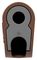 64.1038-27 - 4mm Stackable Banana Plug with Spring Loaded Multilam, 60V DC, 19A, Brown