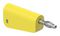 64.1040-24 - 4mm Plug, Yell/Grey, 19A, Screw, Nickel