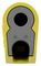 64.1043-24 - 4mm Plug, Yell/Grey, 32A, Solder, Gold
