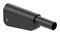 66.2018-21 - 4mm Stackable Banana Plug with Spring Loaded Multilam, 1kV, 19A, Black