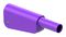 66.2025-26 - 4mm Plug, Sh, Viol/Gry, 32A, Screw, Gld