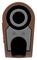 66.2018-27 - 4mm Stackable Banana Plug with Spring Loaded Multilam, 1kV, 19A, Brown