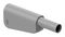 66.2024-28 - 4mm Stackable Banana Plug with Spring Loaded Multilam, 1kV, 32A, Grey