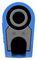 66.2019-23 - 4mm Stackable Banana Plug with Spring Loaded Multilam, 1kV, 19A, Blue