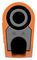 66.2019-30 - 4mm Plug, Sh, Org/Grey, 19A, Solder, Gld