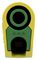 66.2023-20 - 4mm Plug, Sh, Yell/Grn, 32A, Solder, Gld