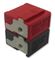 243-211 - 8 Way Micro Push Wire Terminal Block, Red / Grey