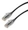 2994-0.5BK - Slim Cat6 UTP LSOH Ethernet Patch Lead, 0.5m Black