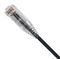 2994-0.5BK - Slim Cat6 UTP LSOH Ethernet Patch Lead, 0.5m Black