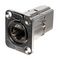SGACDPMC - XLR RJ45 Cat6a Socket to RJ45 Cat6a Socket Panel Mount Feedthrough Connector