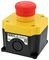 YB1W-YW1B-V4E02R-Y0 - Emergency Stop Push Button Switch, DPST-NC, 120V, 10A