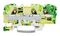 2006-1307 - 2 Conduct Ground Through Terminal Block, Push in Cage Clamp, 35mm DIN Rail Mount, 20AWG to 8AWG, Green