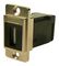 CP30754M - Dual Entry Slim USB 2.0 Type A Socket to USB 2.0 Type A Right Angle Socket, Nickel Frame, CSK Holes