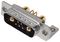 MHCDR7W2P4 - 7W2 Combination Power and Signal D Sub Plug, Right Angle Solder Pins, 40A