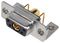 MHCDR5W1S4 - 5W1 Combination Power and Signal D Sub Socket, Right Angle Solder Pins, 40A