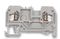 280-901 - 2 Conductor Through Terminal Block, 35mm DIN Rail, Cage Clamp, 28AWG to 12AWG,