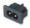 JR-201S - IEC C8 Inlet, Class 2, Fig 8, Solder Tag