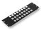 R1269/3UK/24 - 19" 24 Hole Rack Panel Punched for D-Series Connectors - 3U
