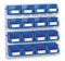 HANDY PACK 'B' - Wall Mounted Louvred Storage Panel with 16 Bins