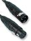 FL-09-6 - Digital 3 Pin XLR Male to Female Lead, 6m Black