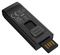 1600-0505 - 1W COB LED Keyring Torch with USB, 6500K, 80lm, Dimmable, Black