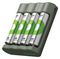 GPACSB441001 - B441 USB Standard Charger with 4x AA ReCyko NiMH Batteries
